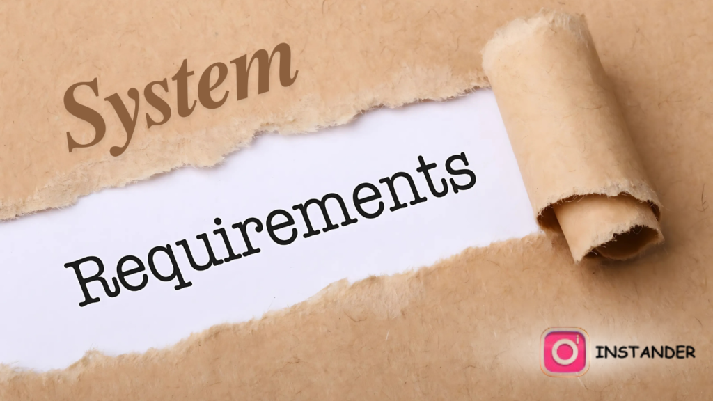 system requirements